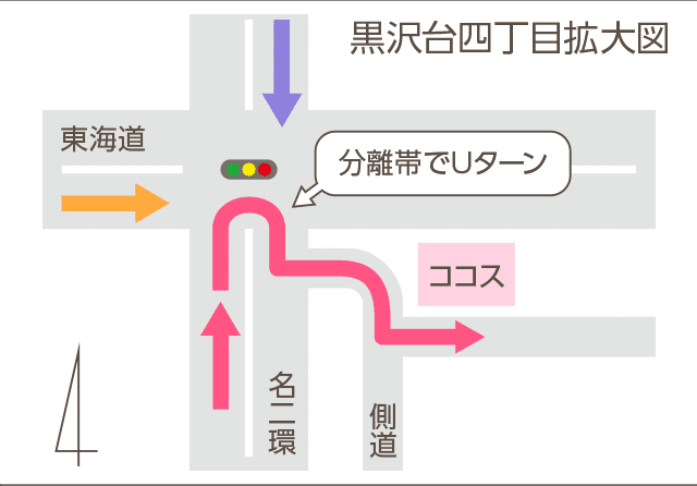 徳重店順路